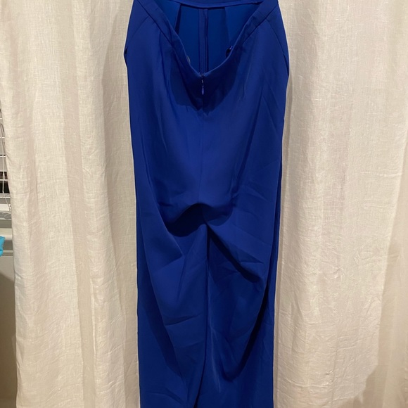 BCBGMAXARZIA electric blue jumpsuit